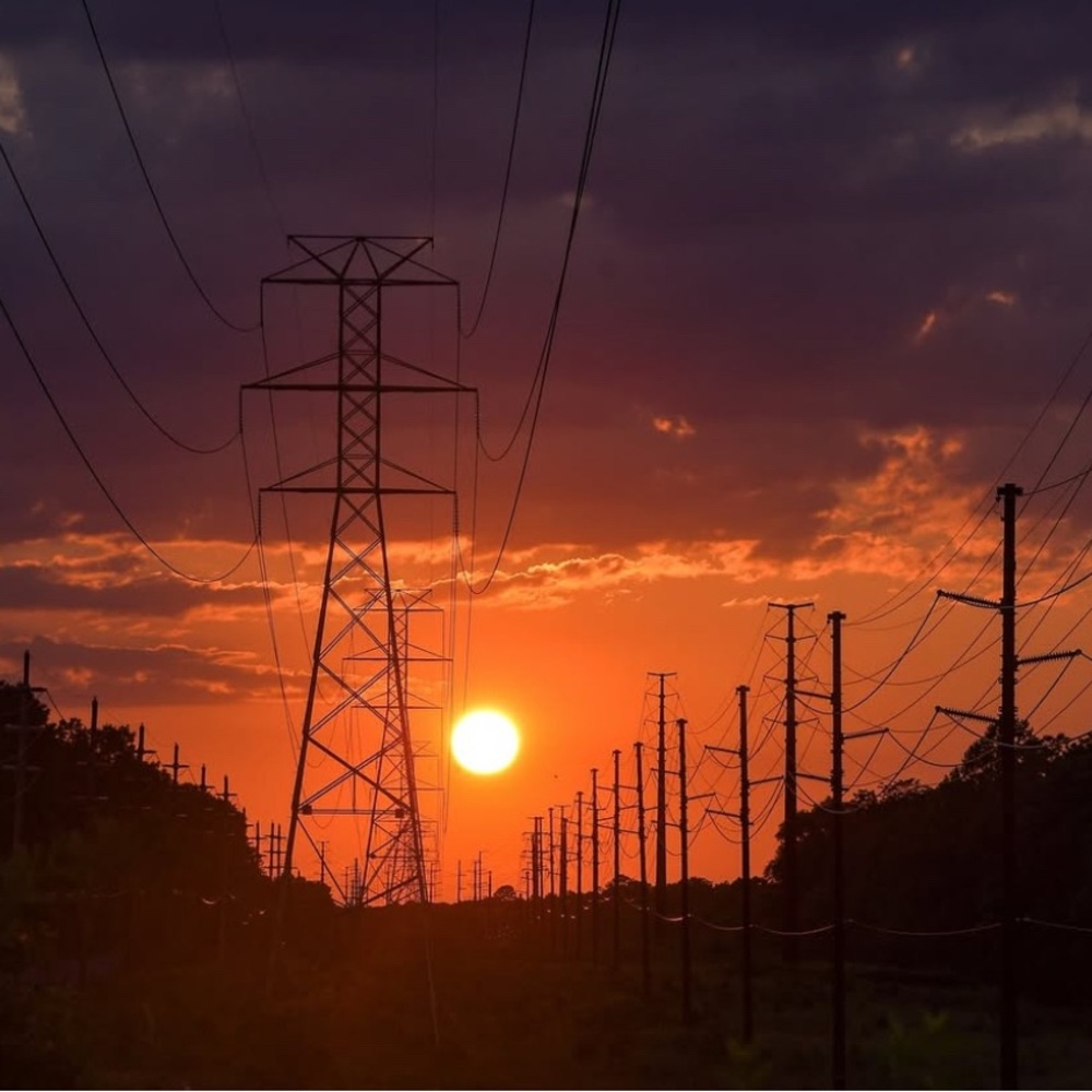 Industrial Power Line Transmission Tower Network System